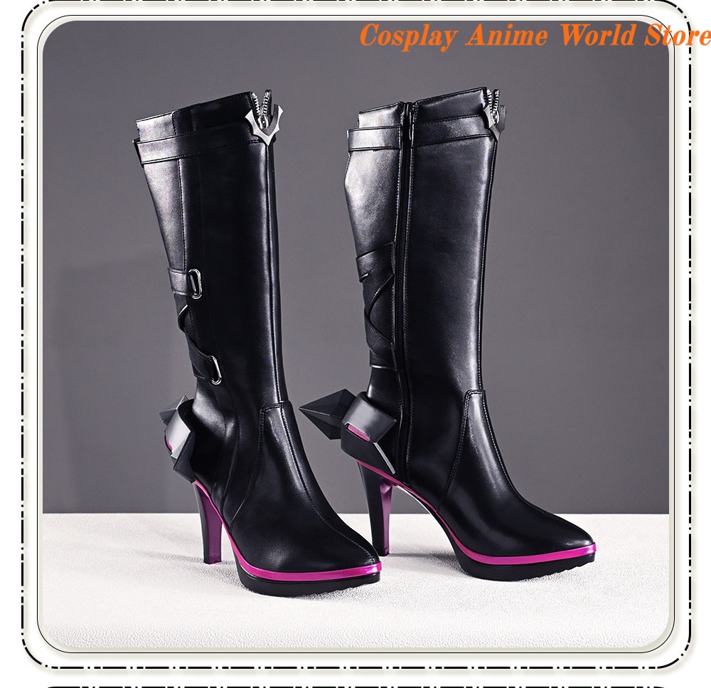 Men Shoes Boots - Zapatos de Cosplay Laevatain Arknights Endfield,