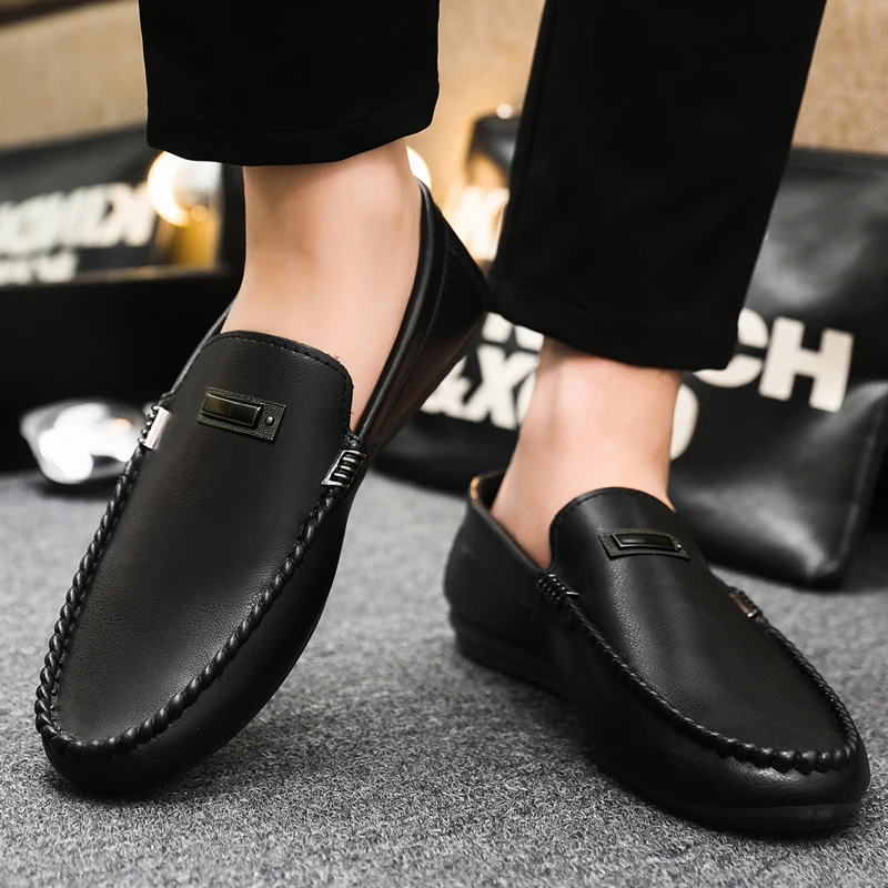Men Shoes For Office Work - Mocasines de cuero PU para hombre,