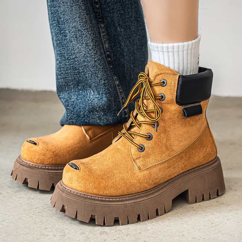 Men Shoes Boots - Botas Clásicas de Caña Alta para