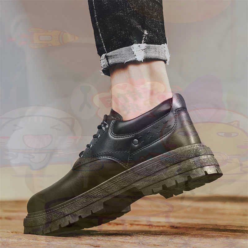 Men Shoes Eu To Us Size - Zapatillas deportivas de cuero Natural oscuro