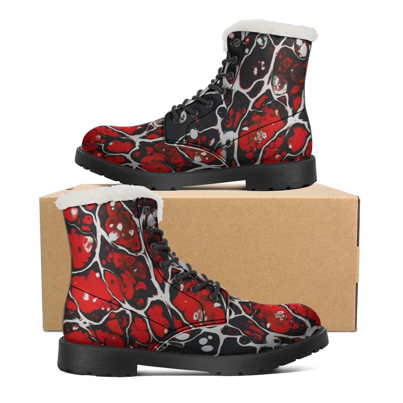 Men Shoes Eu To Us Size - Botas de Nieve de Felpa a