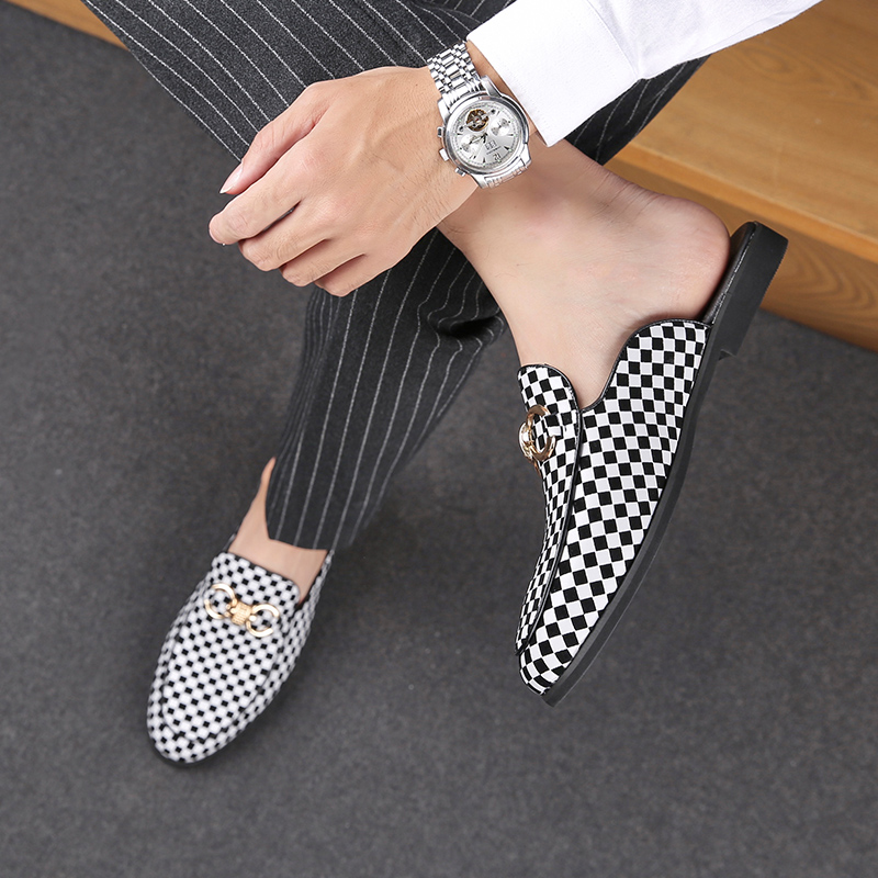 Men Shoes Louboutin - Zapatillas de cuero para hombre, zapatos