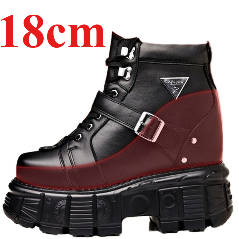Men Shoes Type - Botas de Motocicleta de Cuero Genuino