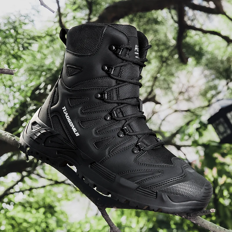 Men Shoes Boots - Botas tácticas de senderismo al aire