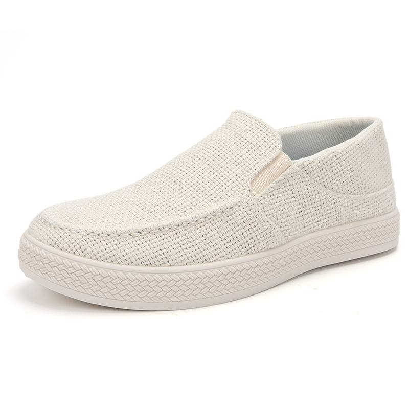 Men'S Shoes Comfortable Walking - Mocasines de lino para hombre, transpirables,