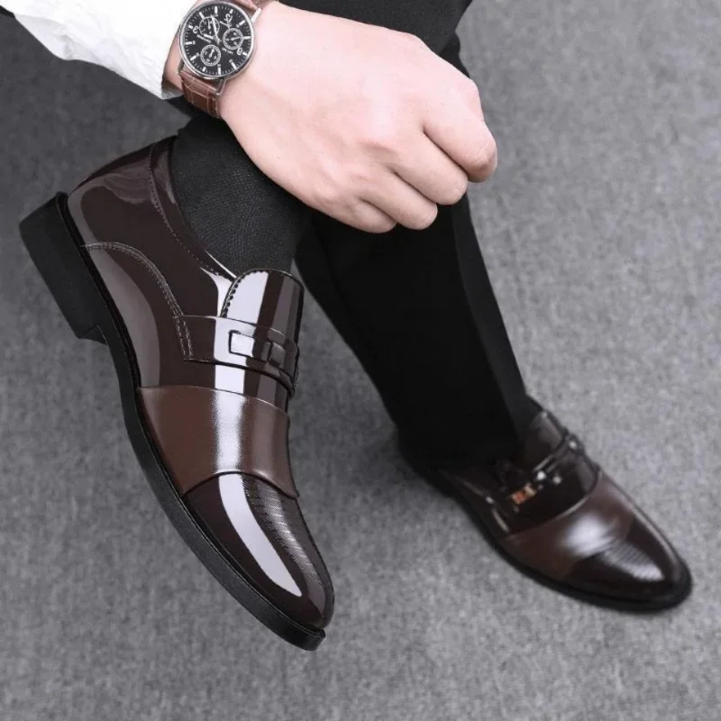 Zapatos de cuero para hombres, - Men Shoes For Office Work reseña y precio