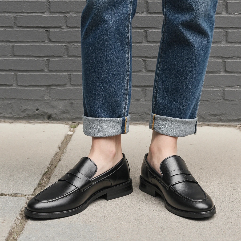 Mocasines Negros Clásicos para - Men Shoes For Office Work reseña y precio