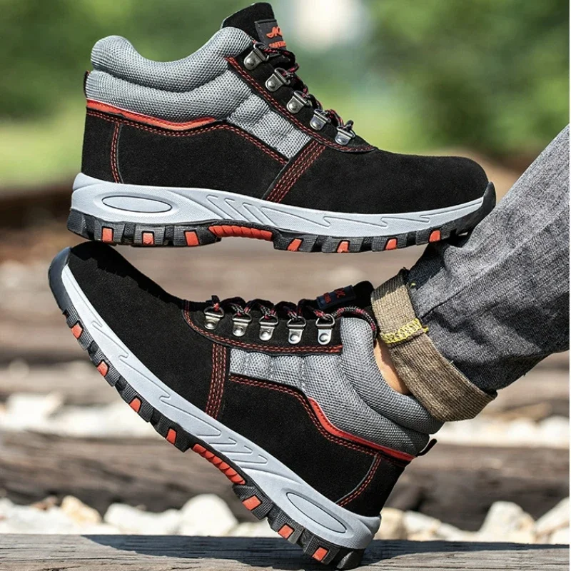 Botas de seguridad de alta cal - Men Shoes Type reseña y precio