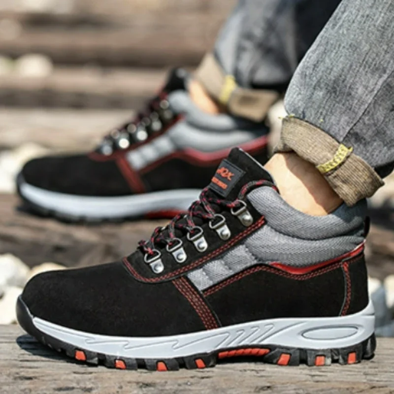 Botas de seguridad de alta cal - Men Shoes Type reseña y precio