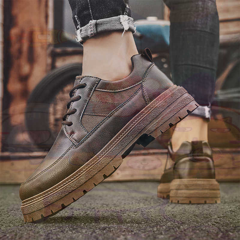 Zapatillas deportivas de cuero - Men Shoes Eu To Us Size reseña y precio