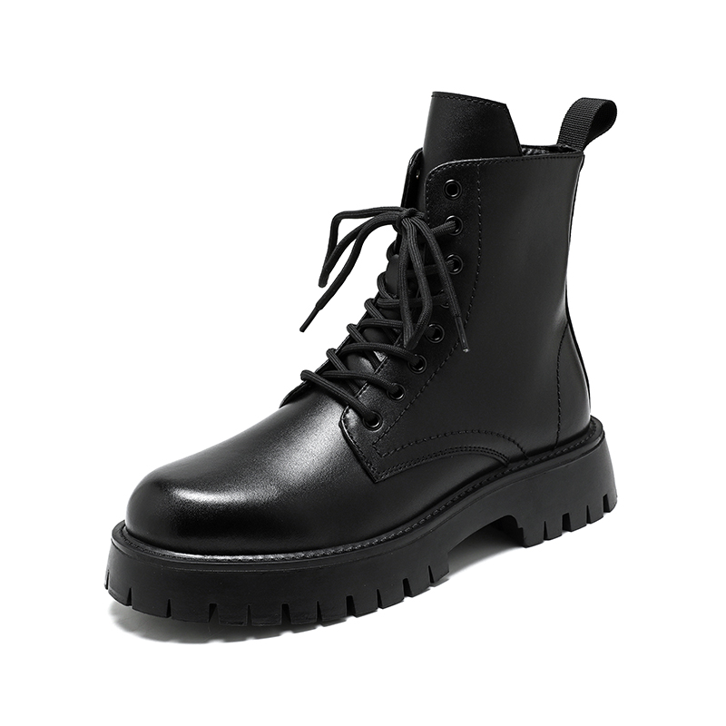 Botas de cuero genuino de lujo - Men Shoes Type reseña y precio