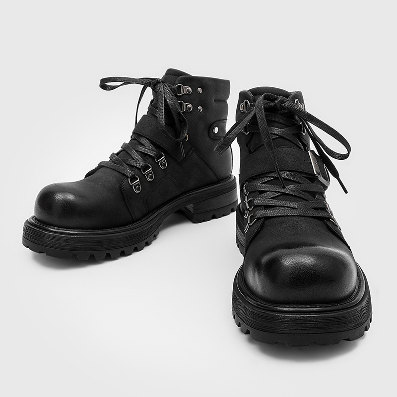Botas de cuero de marca para h - Men Shoes Type reseña y precio