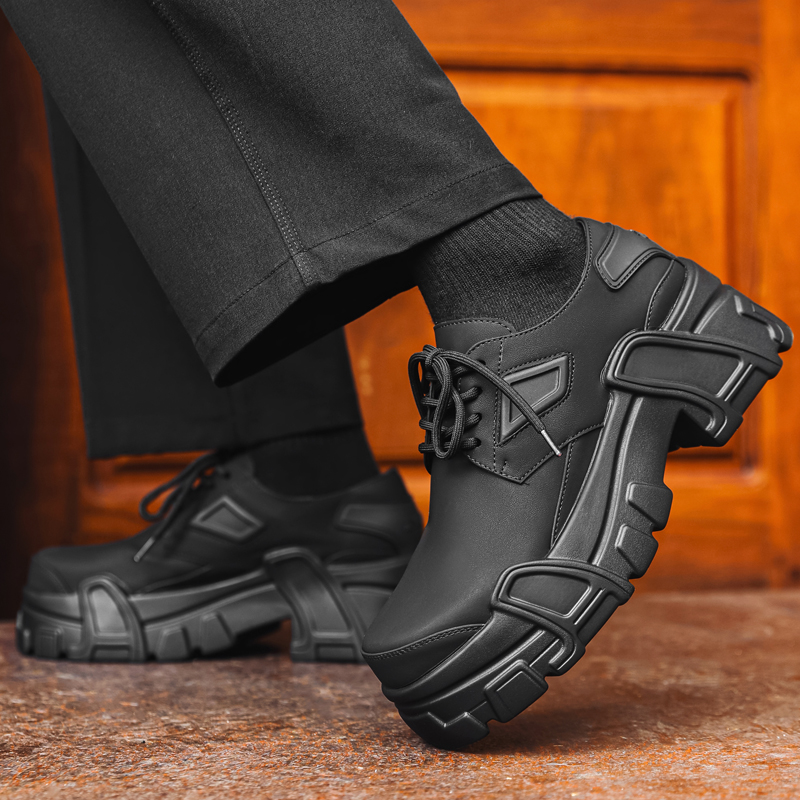 Zapatos de cuero con plataform - Men Shoes For Office Work reseña y precio