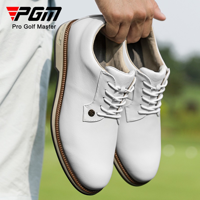 PGM Zapatos de golf de cuero d - Men Shoes Eu To Us Size reseña y precio