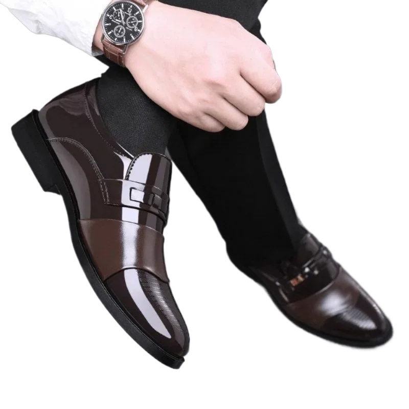 Zapatos de vestir de cuero par - Men Shoes For Office Work reseña y precio
