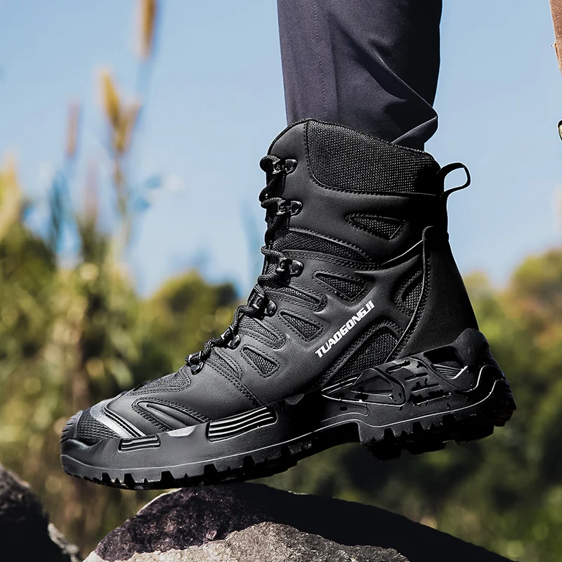 Botas tácticas de senderismo a - Men Shoes Boots reseña y precio