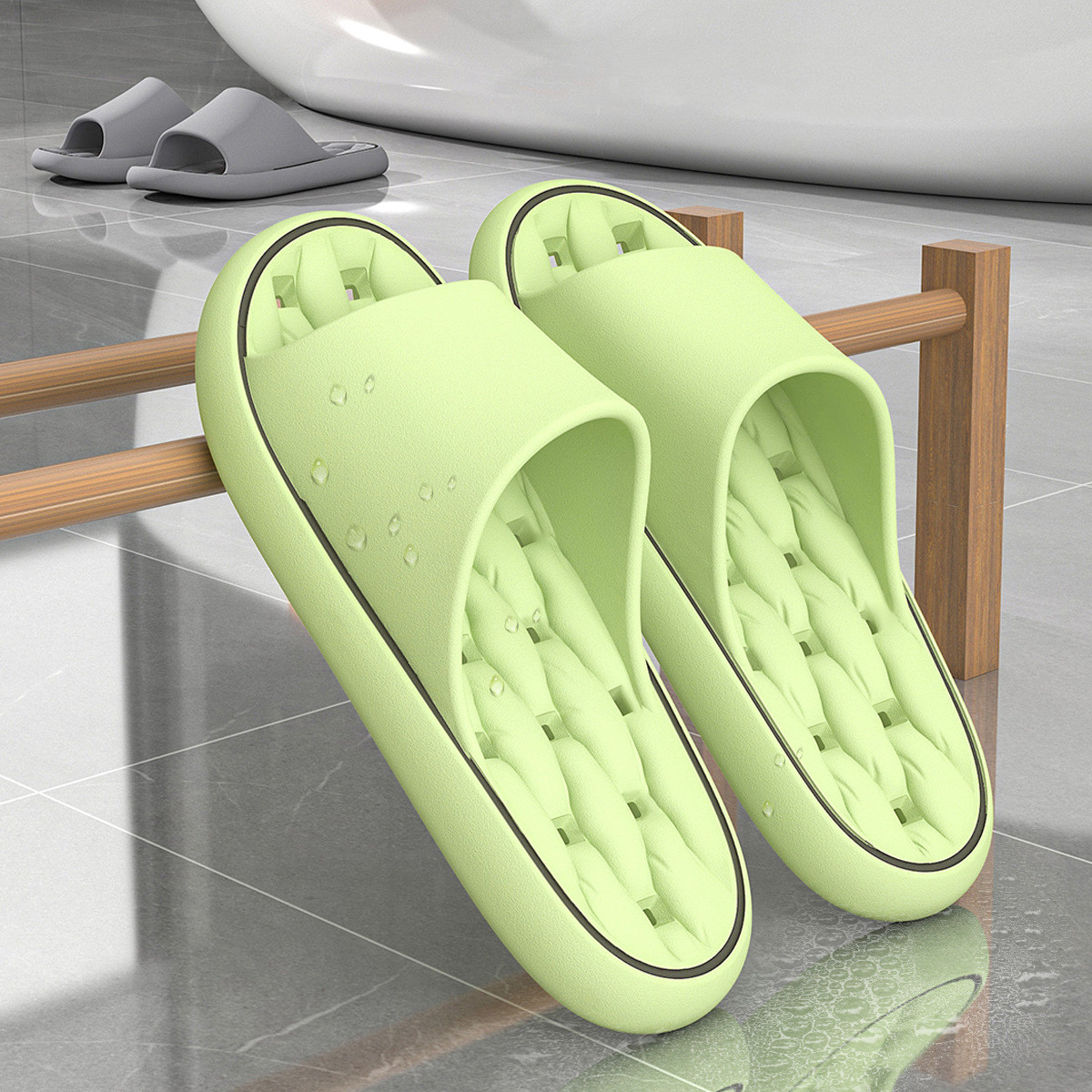 Pantuflas de Baño de Talla Gra - Men'S Shoes With Platform reseña y precio