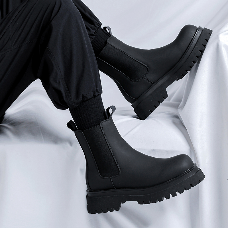 Botas de plataforma negras de  - Men Shoes Type reseña y precio