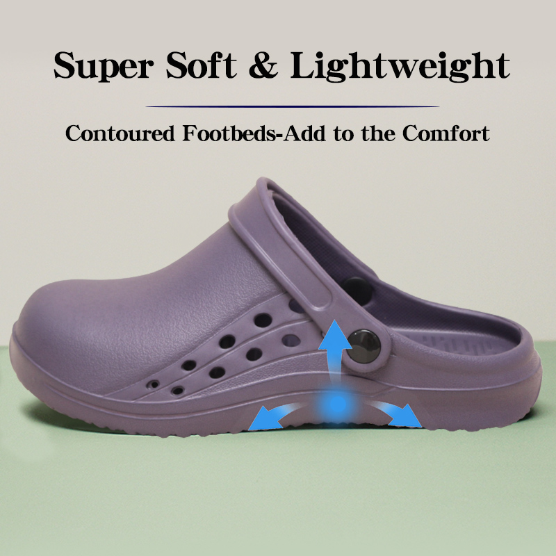 Zuecos Médicos de Color Sólido - Men Shoes For Office Work reseña y precio