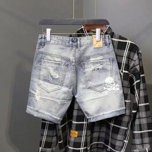Pantalones vaqueros cortos ras - Men'S Shoes With Jeans reseña y precio